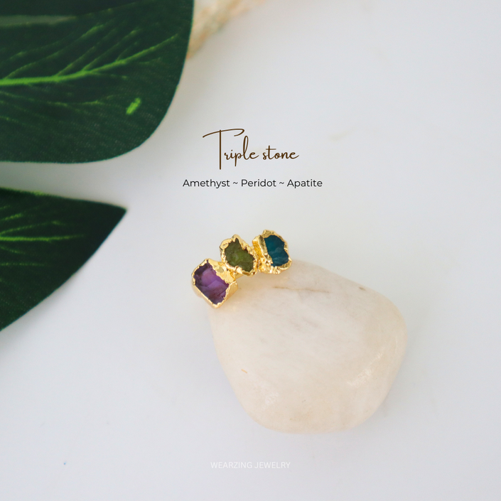 Triple Gem Ring