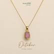 Birth Stone Pendant WearZing - Crystal Jewelry Store in India