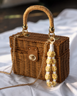 Crochet Wristlet Charm- yellow WearZing - Crystal Jewelry Store in India