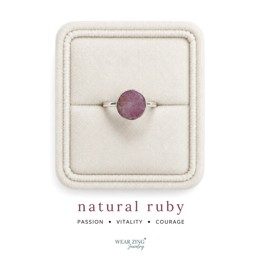 Round Crystal Ring WearZing - Crystal Jewelry Store in India