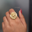 Sun & Crescent Moon Ring WearZing - Crystal Jewelry Store in India