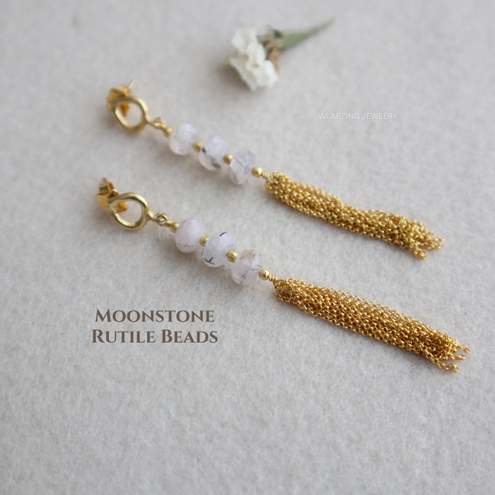 Dewdrop Tassel Earrings