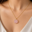 Pink Rose Pendant WearZing - Crystal Jewelry Store in India