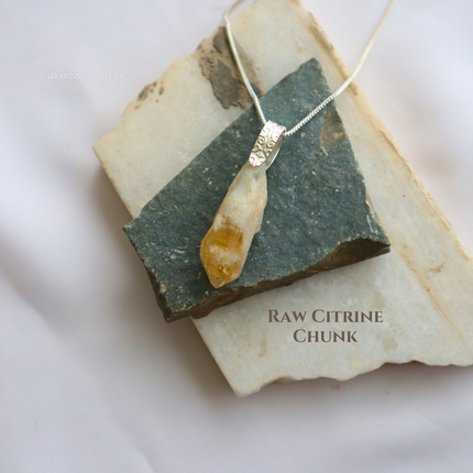 Old Money Citrine Men Pendant