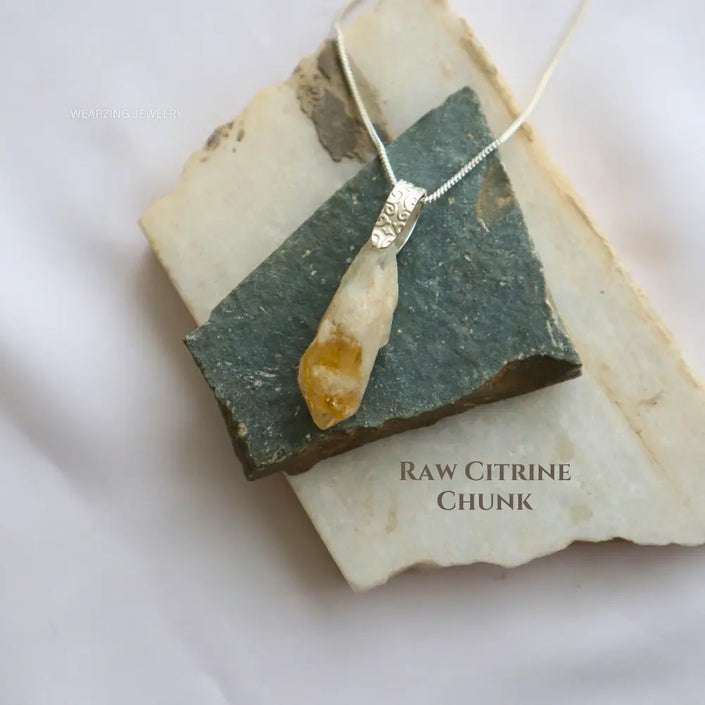 Old Money Citrine Men Pendant WearZing - Crystal Jewelry Store in India