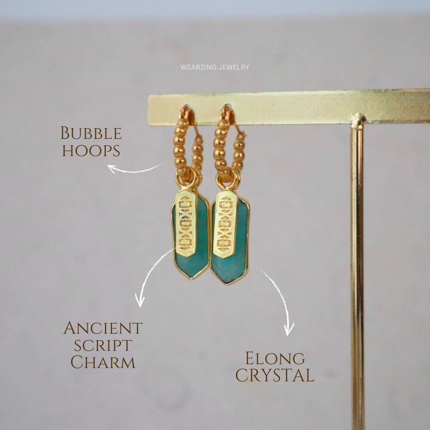 Ancient Whisper Hoops