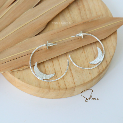 Moon Fairy Hoops