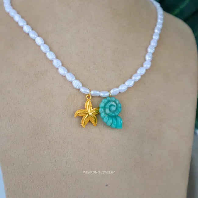 Sea You at Coast Pendant WearZing - Crystal Jewelry Store in India