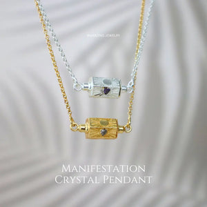 Manifestation Crystal Pendant WearZing - Crystal Jewelry Store in India