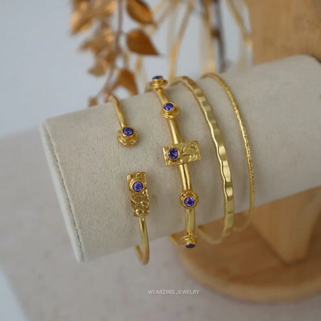 Mehfil Luxe Bracelet Stack WearZing - Crystal Jewelry Store in India