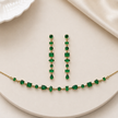Multi-Cut Station & Drop Earrings Set WearZing - Crystal Jewelry Store in India