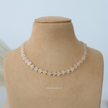 Rose Quartz Heart Bead Necklace