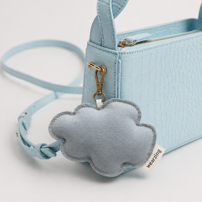 Puffy Cloud Bag Charm WearZing - Crystal Jewelry Store in India