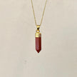 Red Jasper Prism Pendant