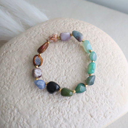 Nature's Palette Bead Bracelet WearZing - Crystal Jewelry Store in India