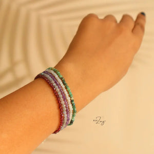 Birth Stone Bracelet WearZing - Crystal Jewelry Store in India