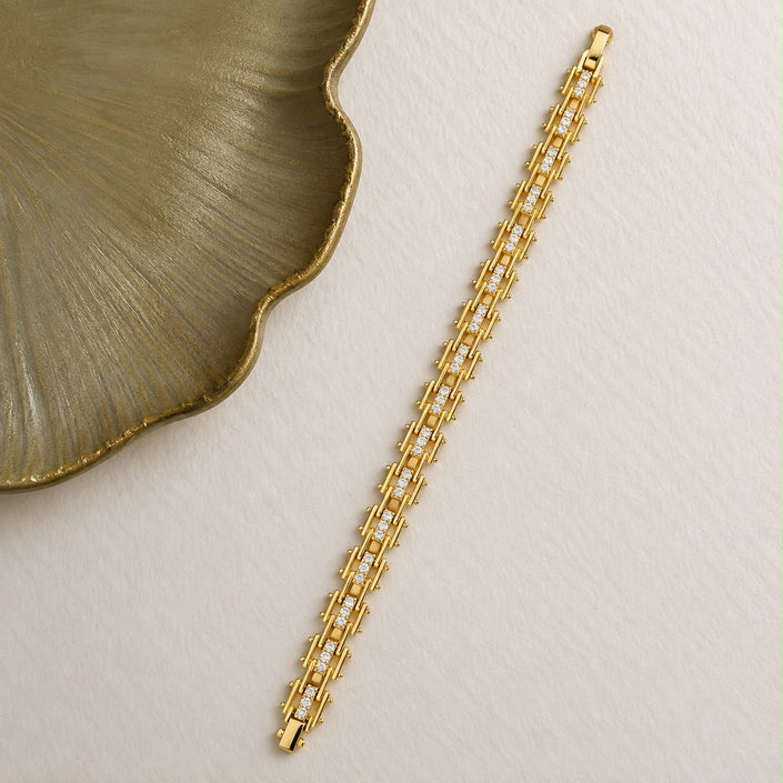 Track Link Bracelet WearZing - Crystal Jewelry Store in India