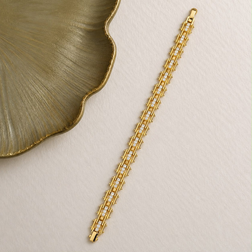 Track Link Bracelet WearZing - Crystal Jewelry Store in India
