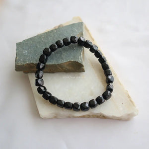 Black Oynx Men's Bead Bracelet WearZing - Crystal Jewelry Store in India