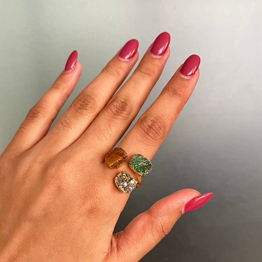 Trine Money Combo Ring WearZing - Crystal Jewelry Store in India