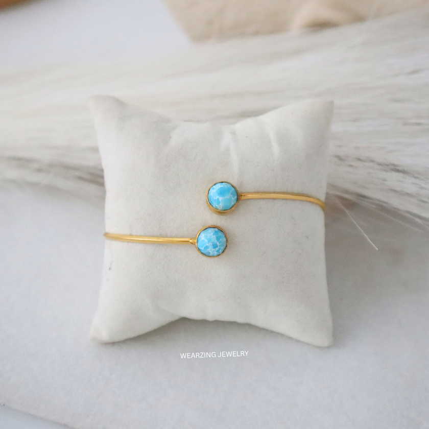 Double Turquoise Cuff