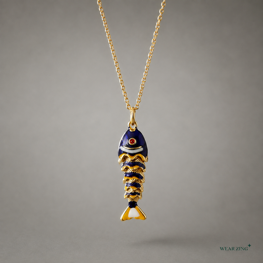 Vintage Koi Pendant WearZing - Crystal Jewelry Store in India