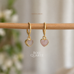 Rose Quartz Mini Heart Drops WearZing - Crystal Jewelry Store in India