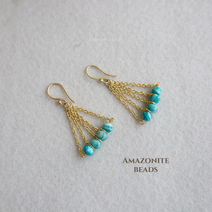 Amazonite Sway Earrings