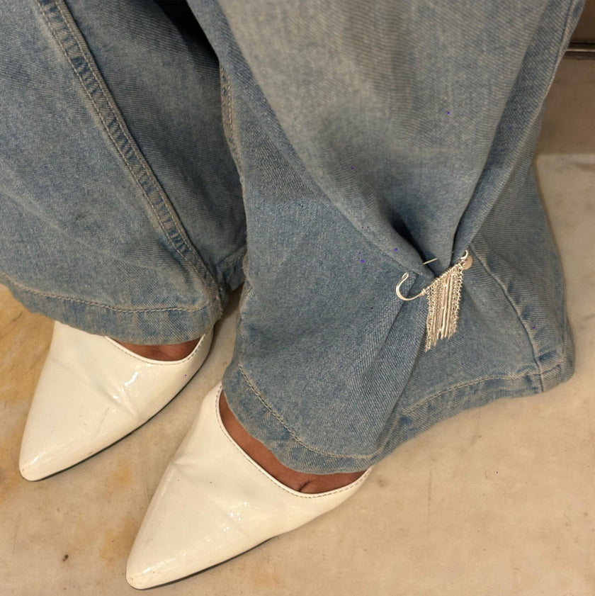 Luxe Tassel Chains Brooch