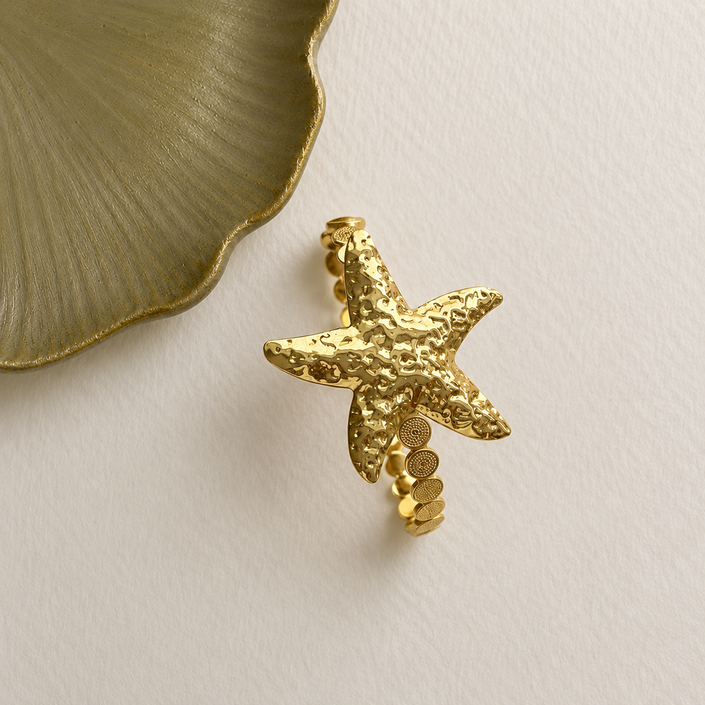 Sea Star Hinged Bracelet WearZing - Crystal Jewelry Store in India