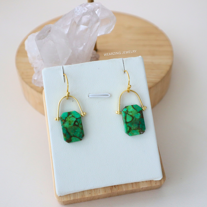 Green Turquoise Drops