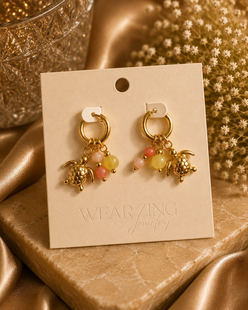 Seaside Charm Hoops WearZing - Crystal Jewelry Store in India