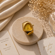 Heart Watch Ring WearZing - Crystal Jewelry Store in India