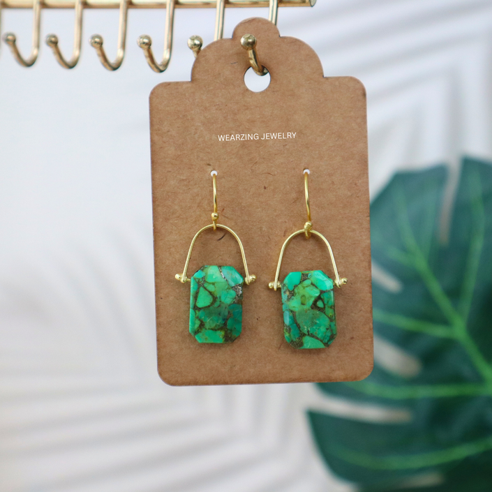 Green Turquoise Drops