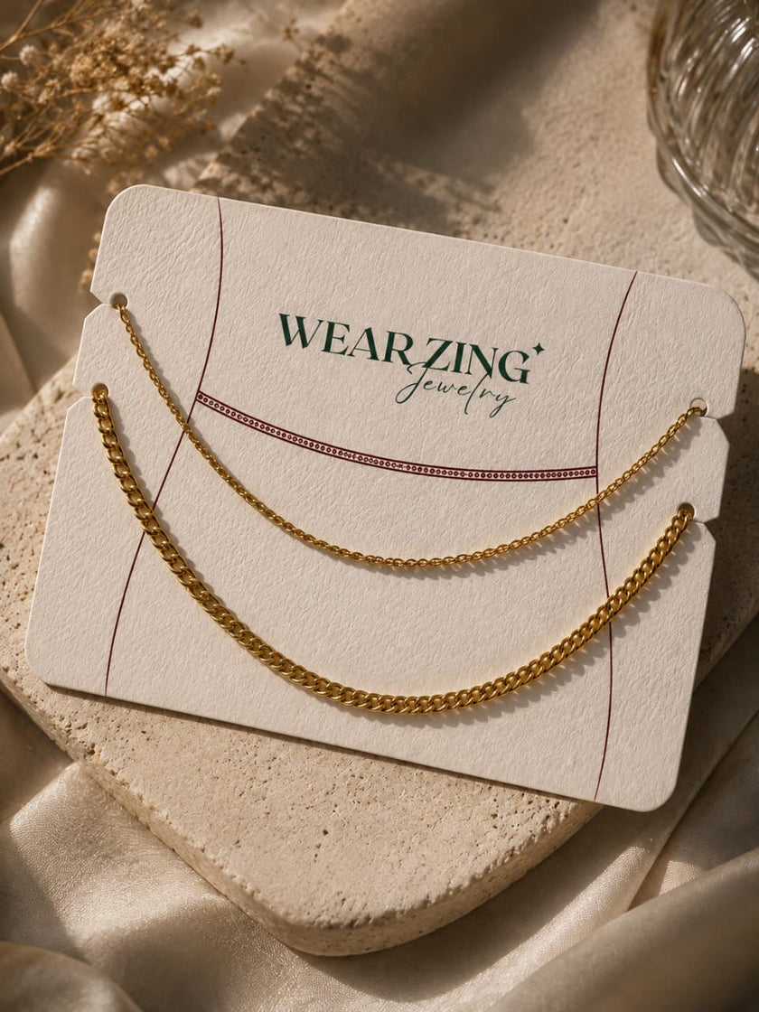 Sleek Double Waist Chain WearZing - Crystal Jewelry Store in India