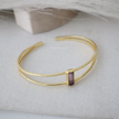 Amethyst Layer Cuff