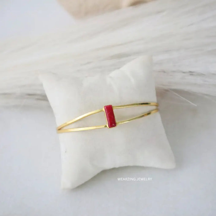 Pink Layer Cuff WearZing - Crystal Jewelry Store in India