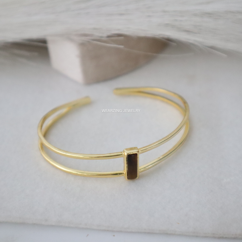 Tiger's Eye Layer Cuff