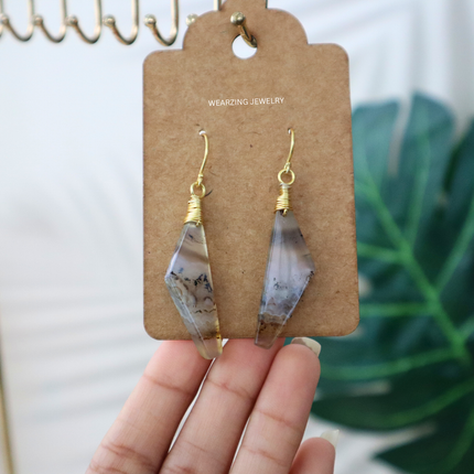 Jasper Angled Drops
