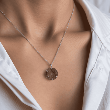 Labradorite flower pendant WearZing - Crystal Jewelry Store in India