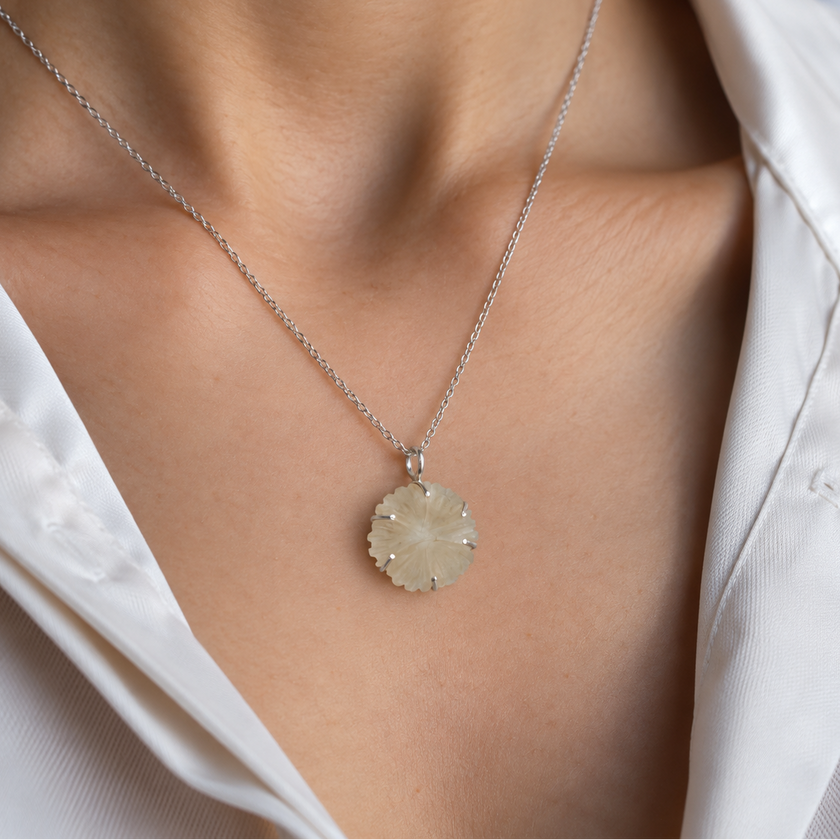 Sun Flower Pendant WearZing - Crystal Jewelry Store in India