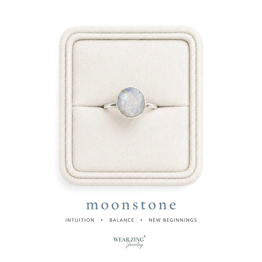 Round Crystal Ring WearZing - Crystal Jewelry Store in India
