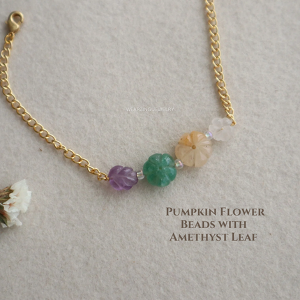 Floral Wave Chain Bracelet