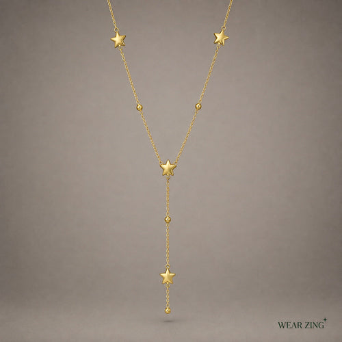 Celestial Star Lariat necklace WearZing - Crystal Jewelry Store in India