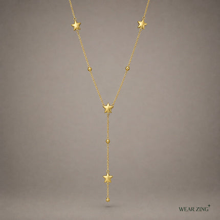 Celestial Star Lariat necklace WearZing - Crystal Jewelry Store in India