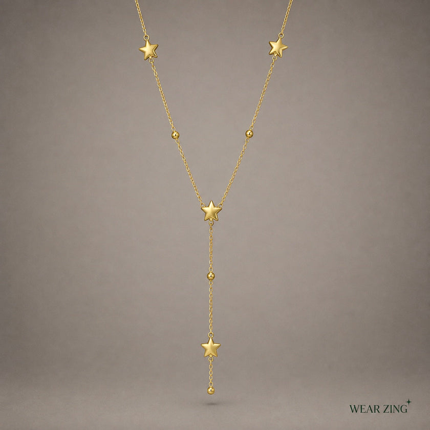 Celestial Star Lariat necklace WearZing - Crystal Jewelry Store in India