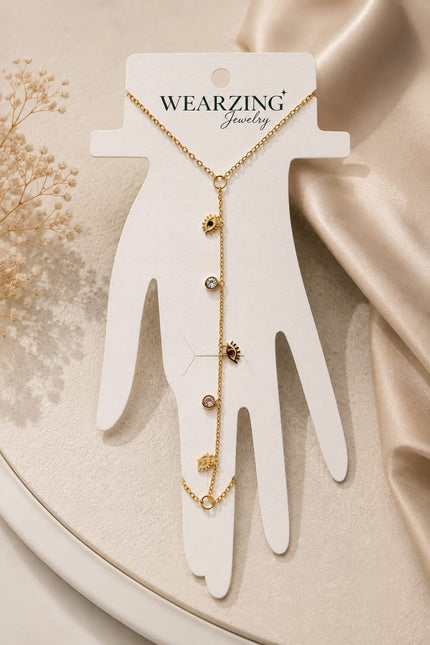Evil Eye Hand Chain WearZing - Crystal Jewelry Store in India