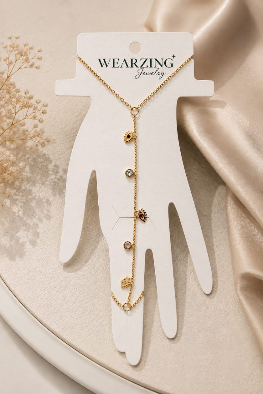 Evil Eye Hand Chain WearZing - Crystal Jewelry Store in India