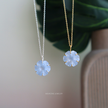 Blue Daisy Flower Pendant