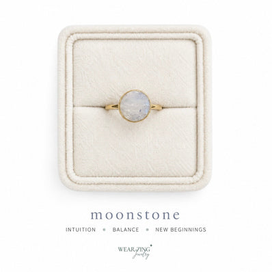 Round Crystal Ring WearZing - Crystal Jewelry Store in India